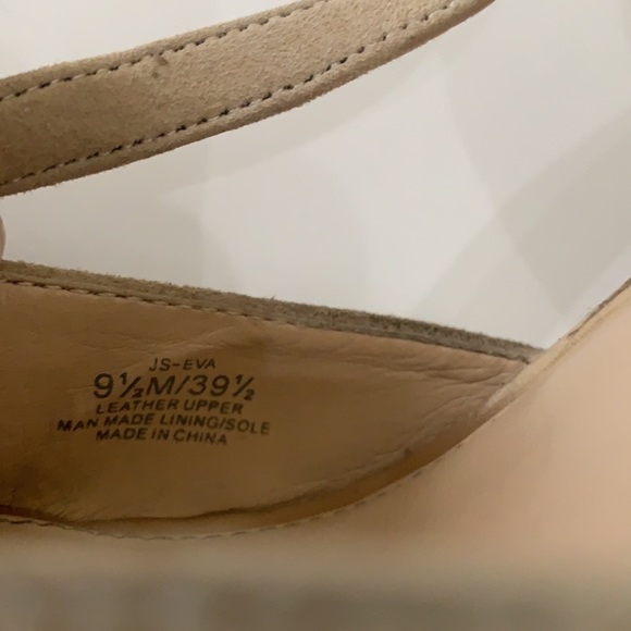Jessica Simpson Suede and Leather Heels Size 9.5 - Picture 15 of 15